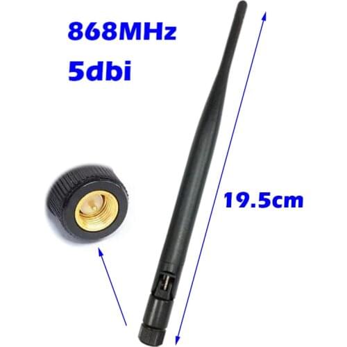 868MHz lorawan antenna Omnidirectional antenna SMA male connector for wireless receiver for Lorawan Omnidirectional/ RF Molule