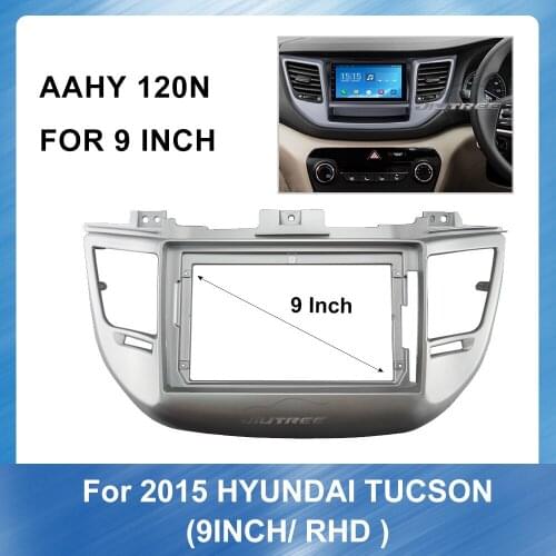 Car Audio Frame Car Radio Fascia gps navigation fascia panel is suitable for Hyundai Tucson 2015 RHD Installation Frame Kit
