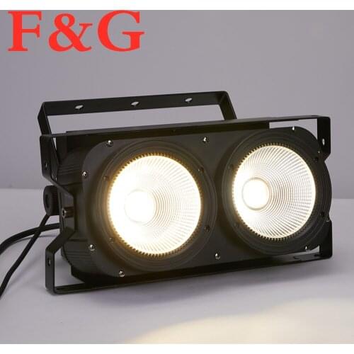 F&G200W High Power Audience Light Two Eyes COB 2x100w Surface Light For Stage DJ Bar Effect Club Lighting