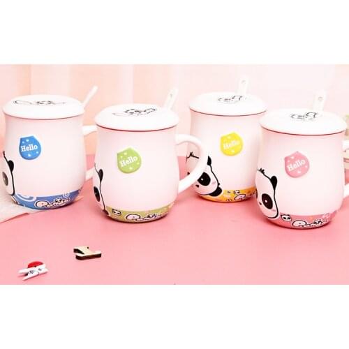 FULL&WIN Mugs With A Spoon