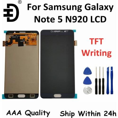 HD For Samsung Galaxy NOTE 5 N920 LCD Screen Display Touch Digitizer Assembly 5.7" LCD For SAMSUNG N920F Display Replacement