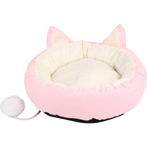 Dog Bed Cartoon Blanket Cute Dog Kennel Nordic Removable Tent Washable Small Pet House Sleeping Nest Pet Bed Pet Products