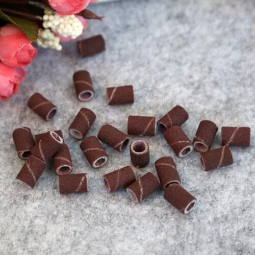 MAOHANG 200pcs Nail Sanding Band for Electric Manicure Drill Nail Acrylic UV Gel Tips Remover Sanding Files Manicure Tools