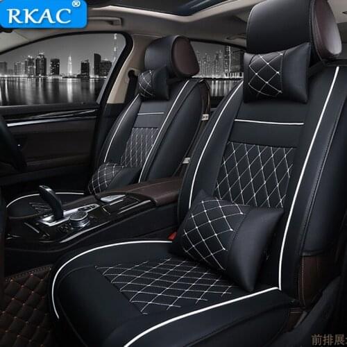 Ew Luxury PU Leather Auto Universal Car Seat Covers Automotive Seat Covers for toyota lada kalina granta priora renault logan