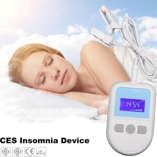 New CES Therapy Transcranial Micro-current Stimulator Sleep Aid Device Treatment Insomnia Anxiety Head Pain+Free Shipping