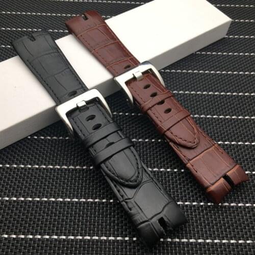 26mm hight quality Genuine leather strap watch strap crocodile pattern special for Roger Dubuis EXCALIBUR series RDDBEX0405