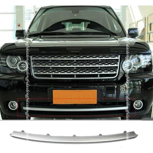 Silver Front Bumper Sill Trim Plate Bar Protection For Land Rover Range Rover 2010 2011 2012 Car Styling Accessories