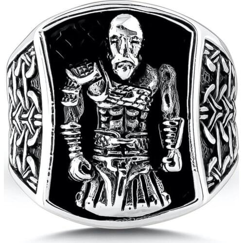 Silver Men Soldier Model Ring, Warrior Ring, Handmade Men Jewelery, Vintage Antique Accessory, Solid 925 Sterling Silver GiftHim