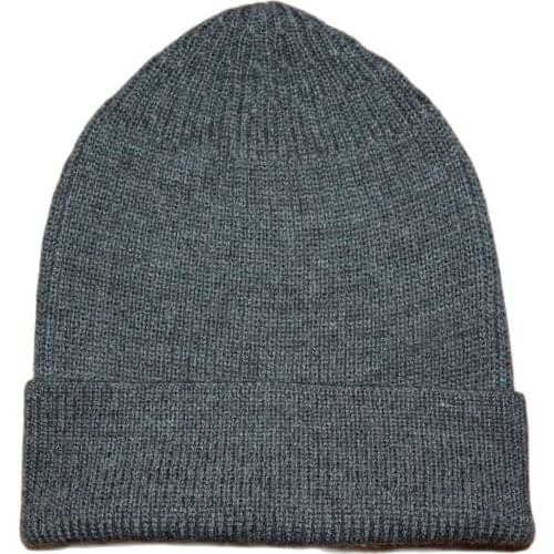 Unisex 100% Merino Wool Caps, Thermal Wool Caps Outdoor, Thermal Wool Beanie, Knitted Rib Good Stretch, TAD Style