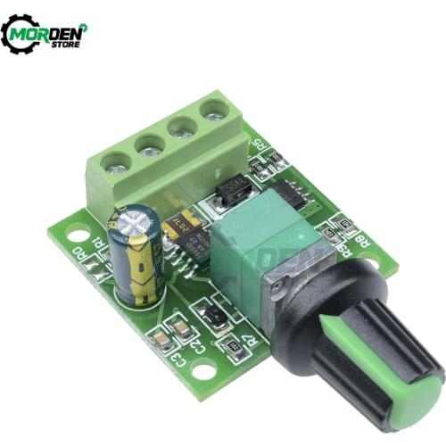 DC 1.8V-15V 2A 30W PWM Motor Speed Controller Regulator Low Voltage Fan Speed Control Switch PWM Adjustable Drive 5V 12V