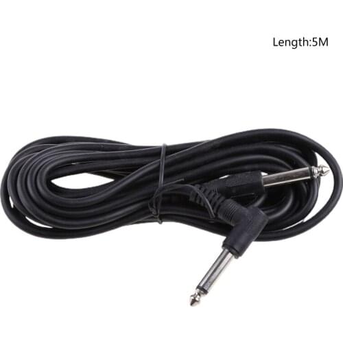 Right Angle Guitar Patch Cable for audio Signal Transmission of Microphone Amplifier Mixing Console Flexibility