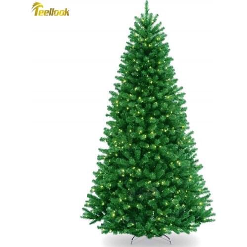 Teellook 1.2m/3.6m Encrypted Glowing Christmas Tree New Year Christmas Hotel Mall Home Decorations