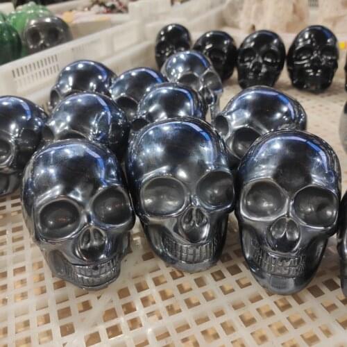 Skull head home living room decoration art ornaments open chakras to restore spiritual power