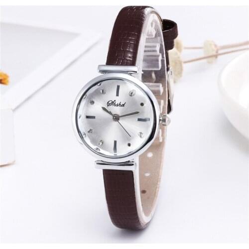 Domestic sales of foreign trade new fashion super small table wholesale ms clip figure drill girls watch straps