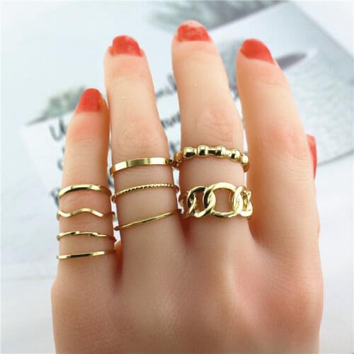 YuanShuo Women's Gold Rings