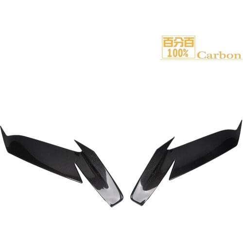 Real Dry Carbon Fiber Front Fog Lamp Decoration Cover for Lexus NX200 2016up