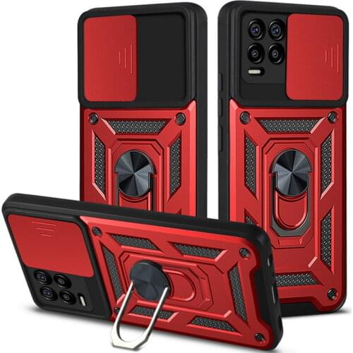 Camera protect case for Realme 8 Pro Realme8 Realme C21 C20 Armor Hybrid Ring Back Cover for Reno 5 Reno 4 Lite