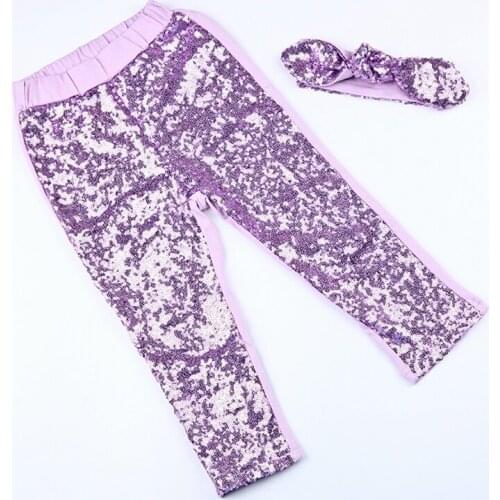 Gold Sequin Baby Girl Pants, Sized Newborn-10T, Gold Sparkle Birthday Pants, Trendy Girl Clothing with headband