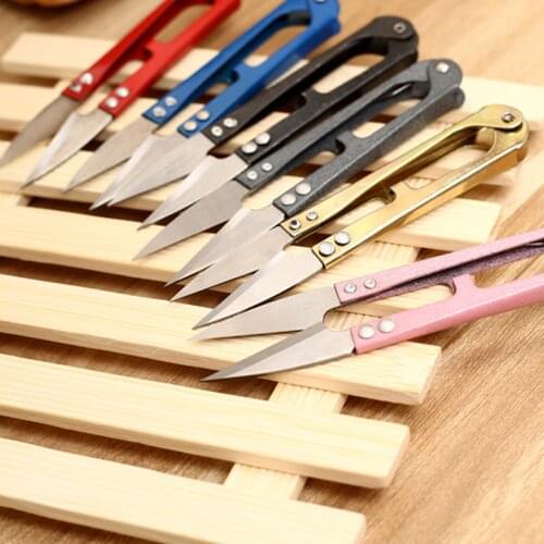 Apricot Sewing Scissors Tailor Scissors Sewing Snip Thread Cutter Scissors Cross Stitch Scissors Craft Home Tool Color random