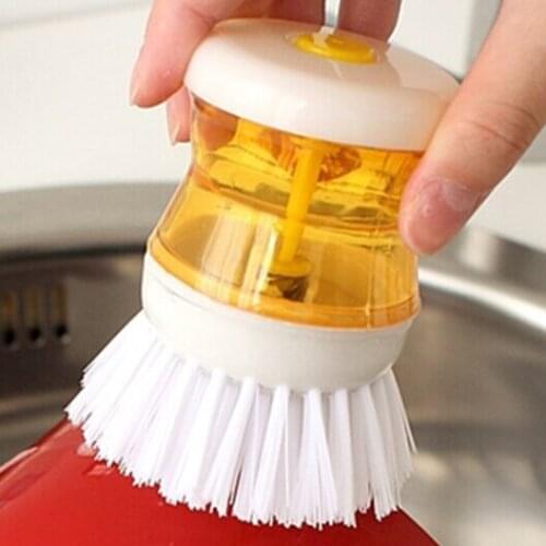 1PC New Kitchen Wash Tool Pot Pan Dish Bowl Palm Brush Scrubber Cleaning Cleaner OK 0164