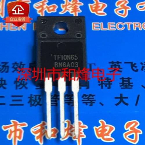 10PCS TF10N65 AOTF10N65 TO-220F 650V 10A 100% New&original