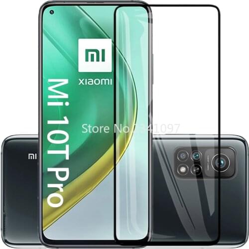 2PCS for Xiaomi Mi 10 T Lite Mi10t Tempered Glass Case for Xiaomi Mi 10t Pro 5G Poco X2 X3 NFC M2 F2 Pro Screen Protector Glass