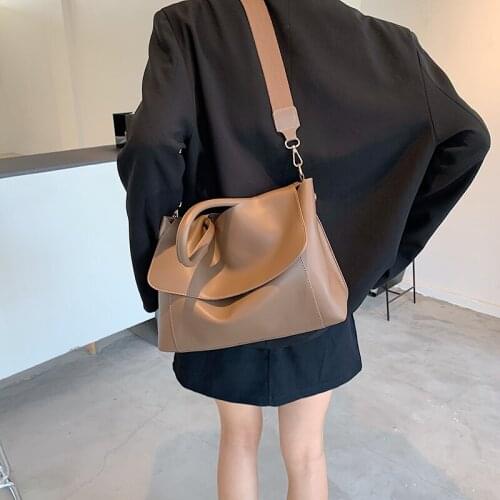 2022 Branded Large Shoulder Lady Crossbody Purses Big Capacity PU Leather Handbag For Women
