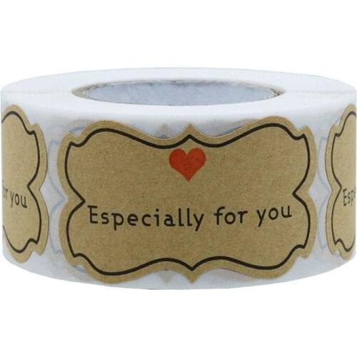 250Pcs kraft paper “Especially for You” stickers seal labels DIY gift Packaging Holiday Present Stickers cute sticker stationery