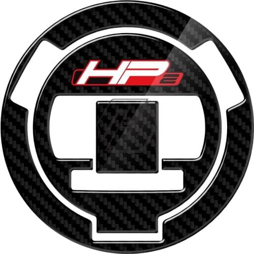 3D Carbon-look Motorcycle Fuel Gas Cap Protector Decals Case for BMW HP2 Sport 2008-2011