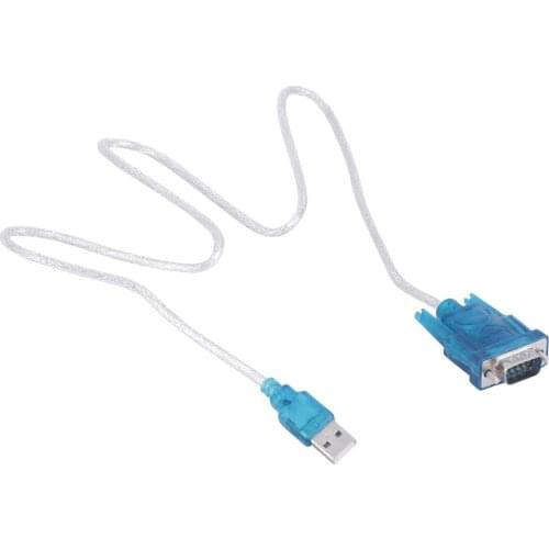 4PCS CH340 USB To RS232 Serial Port 9 Pin DB9 Serial Cable COM Port Adapter Converter Drop Shipping