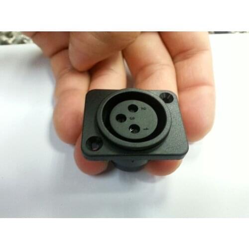 6pcs XLR 3 Pin Female Chassis Panel Mounted Socket ADAPTER