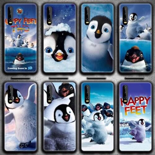 Anime Happy Feet Phone Case for Huawei P20 P30 P40 lite E Pro Mate 40 30 20 Pro P Smart 2020