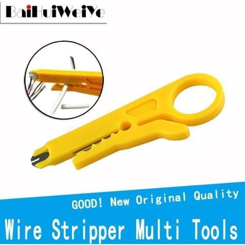 2/5Pcs Wire Stripper Knife Crimper Pliers Crimping Tool Cable Stripping Wire Cutter Multi Tools Cut Line Pocket Multitool