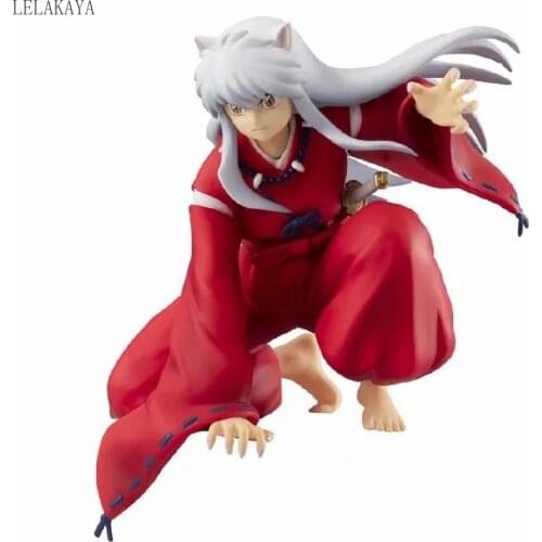 INUYASHA Japanese Anime Inuyasha Noodle Stopper Toys PVC Action Figure Collectible Model Brinquedos Figurine Gifts For Kids 9CM