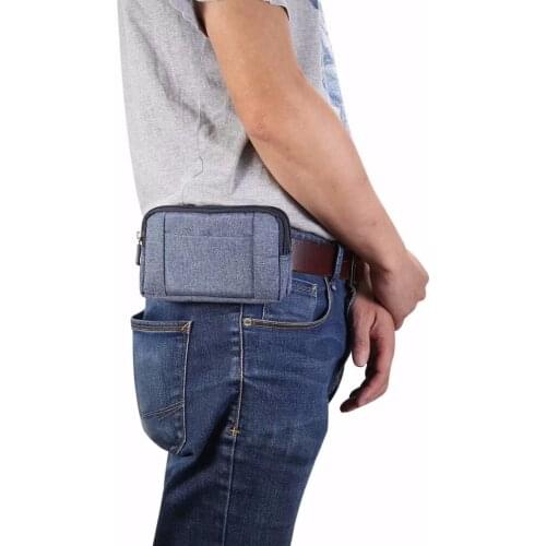 Hook Loop Waistband Belt Phone Case Bags Pouch For Moto Z3 Play/E5 Plus/E5 Play/G6 Play/G6 Plus/Z2 Force/X4/G5S Plus/Z2 Play/E4