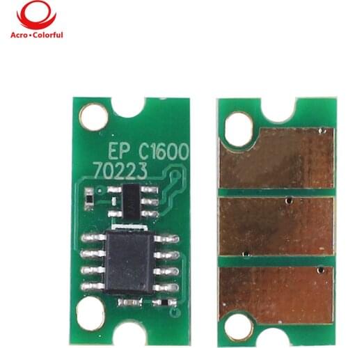 Laser printer Color Cartridge spare parts For Epson Aculaser C1600 toner reset chip