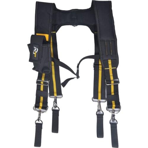 Multifunctional Tooling Harness tool Men Work Tool Belt H-type engineering Tool Belt Bag To Lighten Waist Load Safe