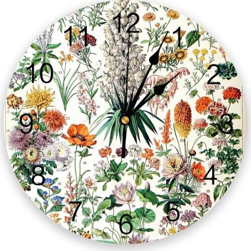 Adolphe Millot French Vintage Poster Wall Clock Home Decor Silent Oclock Watch Wall Digital Clock Wall Clock for Kids Rooms