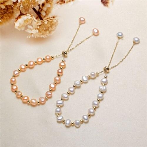 Wholesale Genuine Natural Freshwater Pearl Bracelet Hot Cheap Bangle Fashion Jewelry Nice Party Gift Present, 10pcs/lot