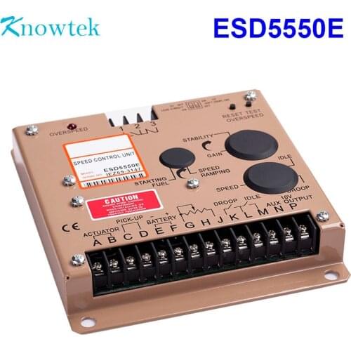 ESD5550E Engine Speed Control Governor Unit Controller Replace for Diesel Generator Alternator Genset