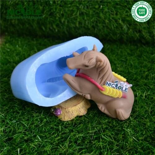 Custom 3D Horse Shaped Resin,Clay Crafts Molds Silicone Soap Moulds