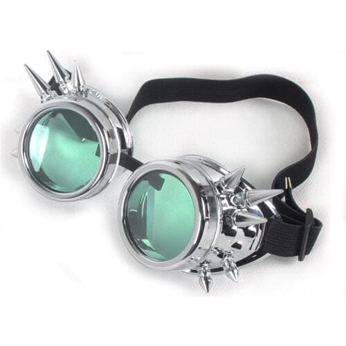 2020 Men Women Steampunk Vintage Sun Glasses Kaleidoscope Spikes Sunglasses Gothic Goggles Vintage Retro Punk Sunglasses