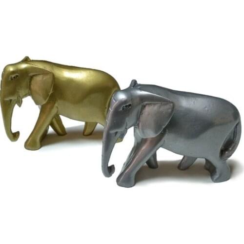 Modern Decorative Dual Elephant trinket Table Shelf Wall Accessory trinket baratija حلية орнаментальный