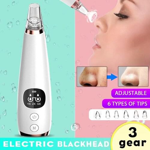 Blackhead Remover Acne Treatment Vacuum Pore Cleaner Portable Face Clean Skin Home beauty instrument easily clean the pore