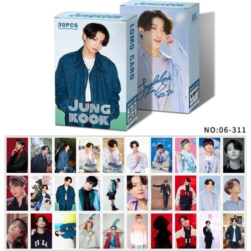 2020 K-POP Bangtan Boys Poster Lomo Card New Album DYNAMITE Map of The Soul 7 PhotoCard Cards Wall Banner JUNG KOOK JIMIN SUGA