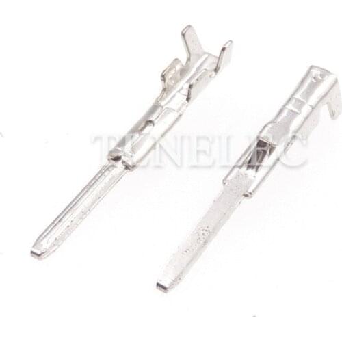 50pcs 1mm Series SM0.6x1.0x15.6mm Auto Electrical Crimp Terminal Male Wire Terminals Pins Wiring Terminal Needle Car Connector