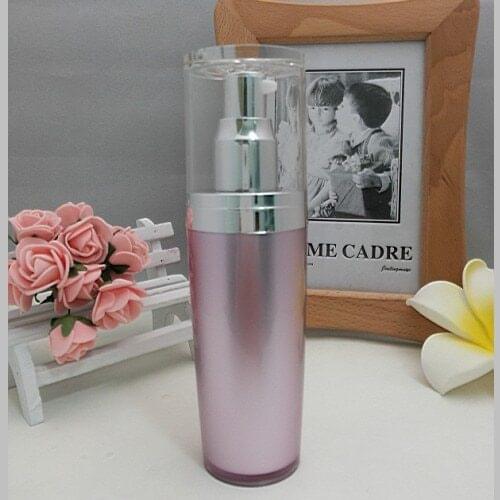 60ML pastel violet pump lotion bottle with flower shape lid ,cosmetic container,Cosmetic bottle Cosmetic Packaging