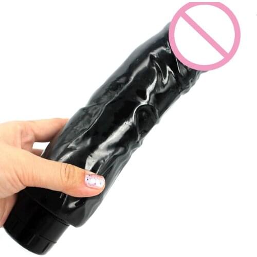 9.17 inch L: 23.3CM D: 5.1 cm Powerful Multi Speed vibrating super big thick Dildo Vibrator Penis Sex Toys Sex Products
