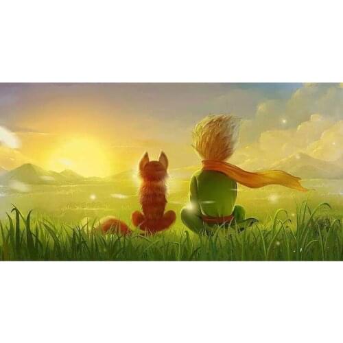 5D DIY Diamond Painting The Little Prince Full Square round Drill Embroidery Beads Cross Stitch Mosaic Home Decor gift