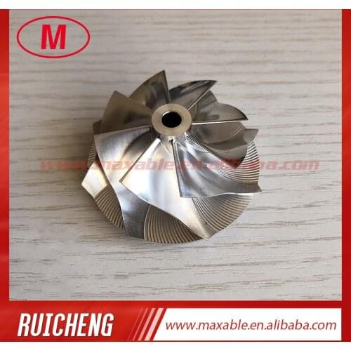 GT15-25 42.00/53.00mm 8+0 blades high performance turbocharger milling/aluminum 2618/billet compressor whee